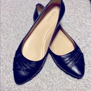 Black Nine West Flats